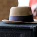 A hat sits on top of a speaker as Jon Ponder plays the AnnArbor.com Summer Concert Series on Friday afternoon. Melanie Maxwell I AnnArbor.com